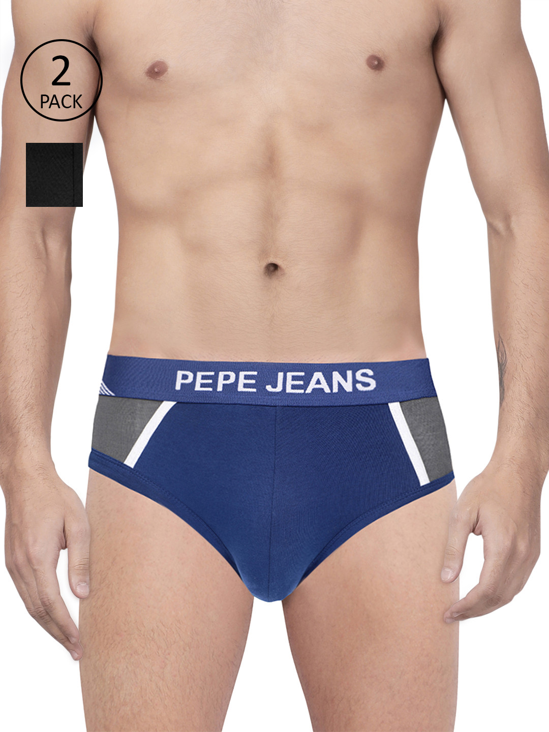 

Levis Men Pack of 2 Briefs 8936663-1-8936655-, Navy blue