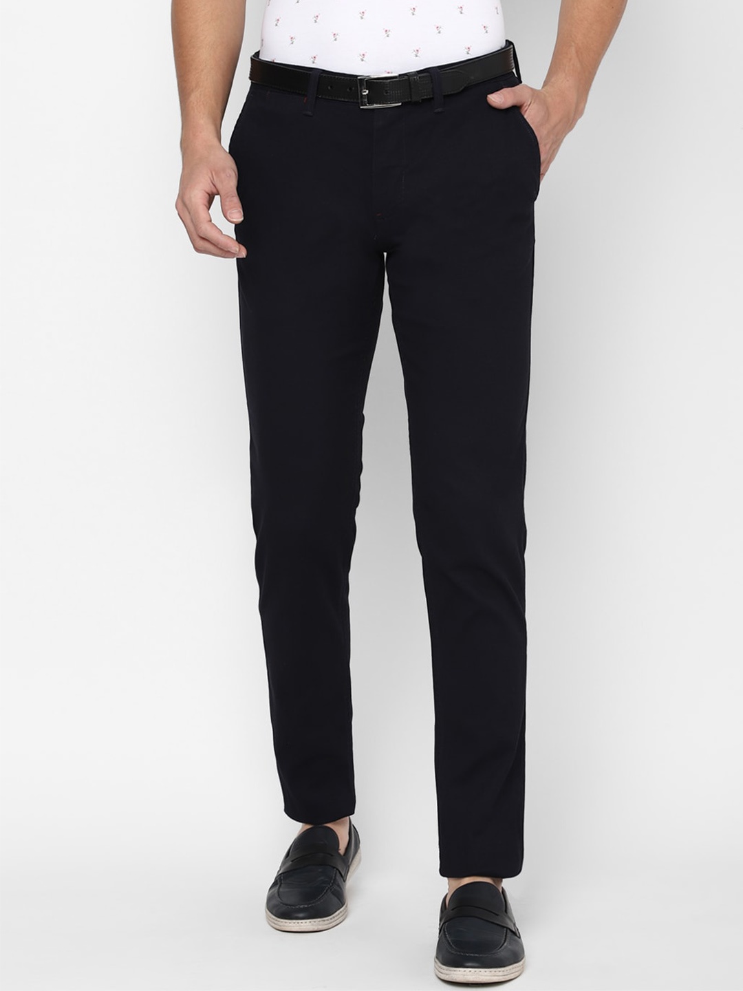 

Louis Philippe Sport Men Black Formal Trousers