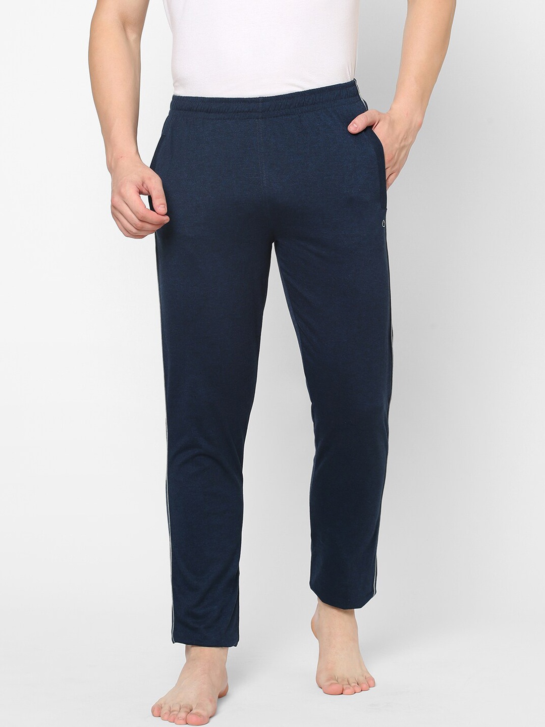 

Sweet Dreams Men Navy Blue Solid Lounge Pants