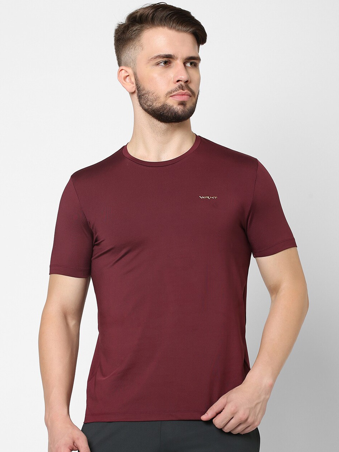 

Sweet Dreams Men Burgundy Solid Lounge Tshirts