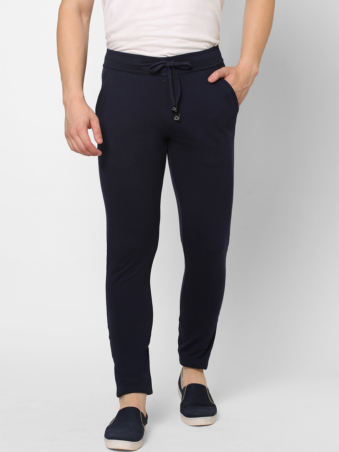 

Sweet Dreams Men Navy Blue Solid Dry-Fit Track Pants