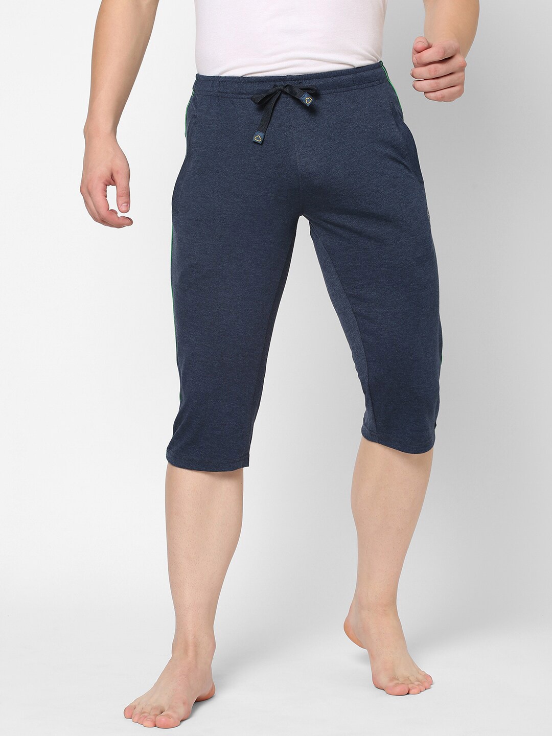 

Sweet Dreams Men Navy Blue Cotton Lounge Shorts