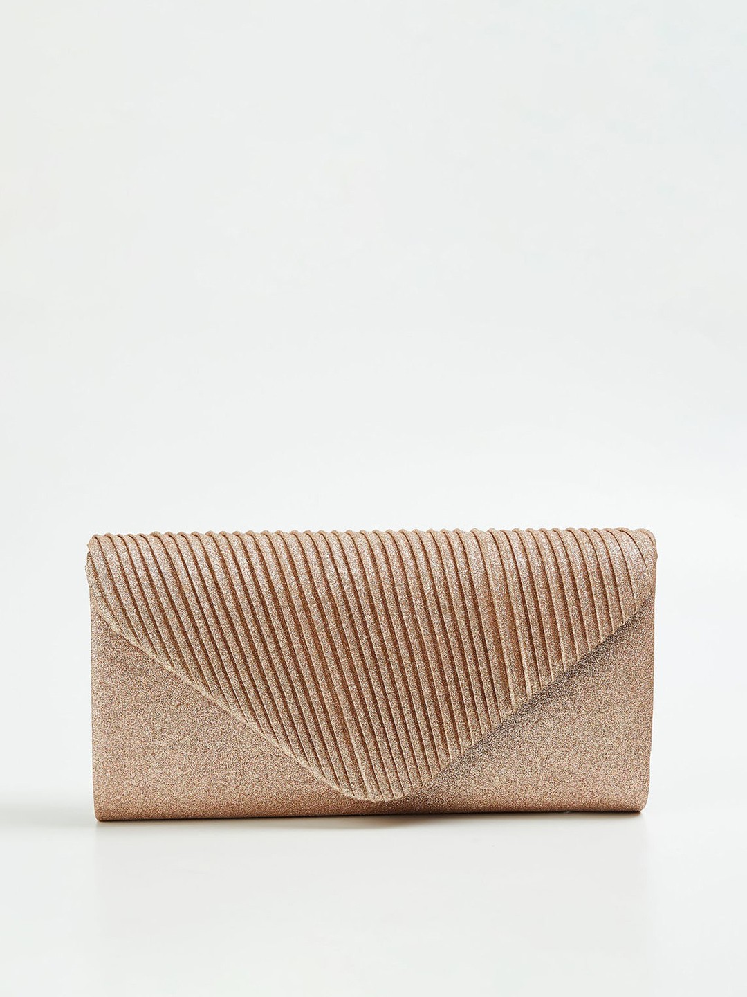

CODE by Lifestyle Women Gold-Toned Textured Structured Sling Bag