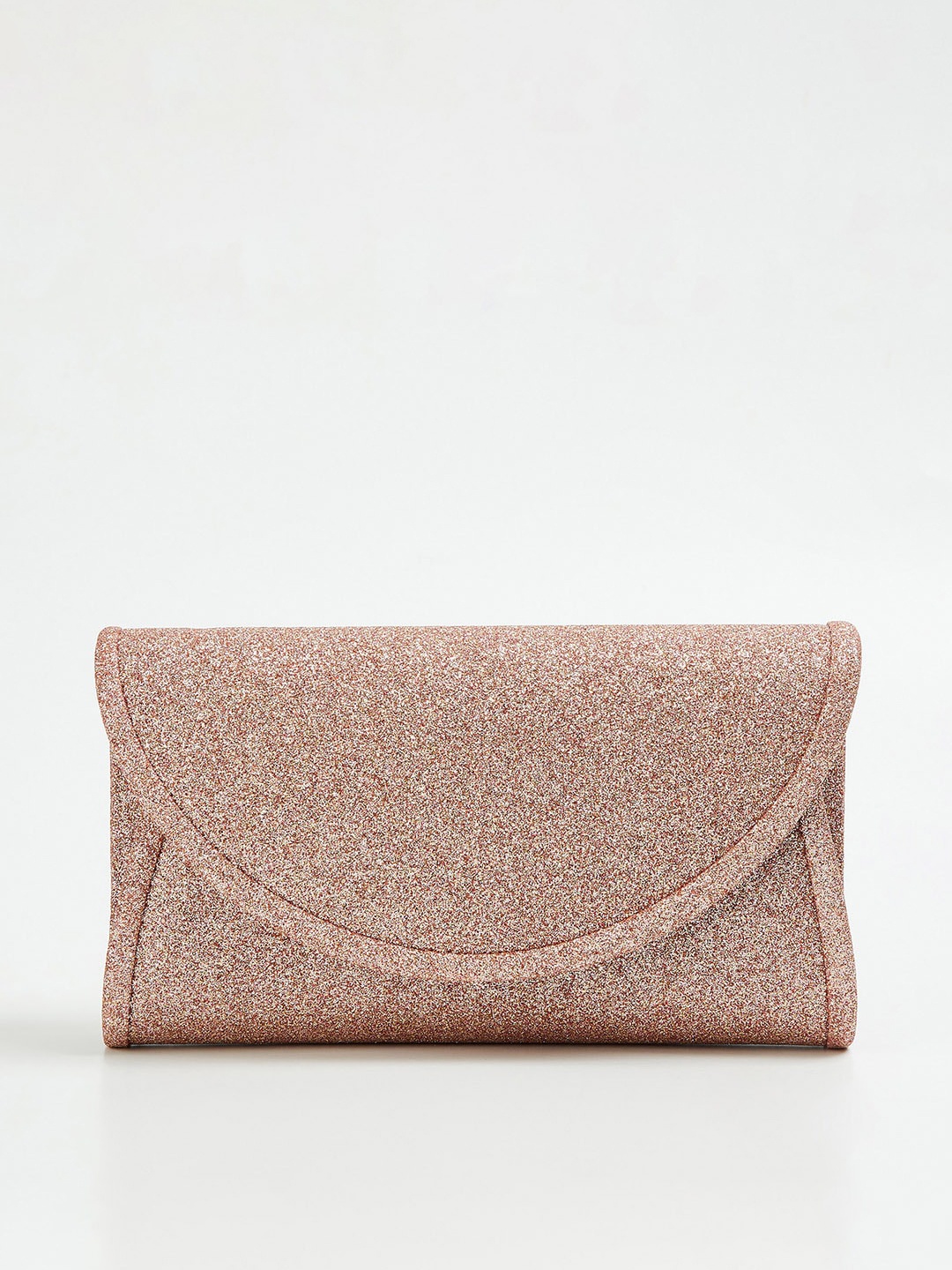 

CODE by Lifestyle Women Rose Gold Embellished Structured Sling Bag