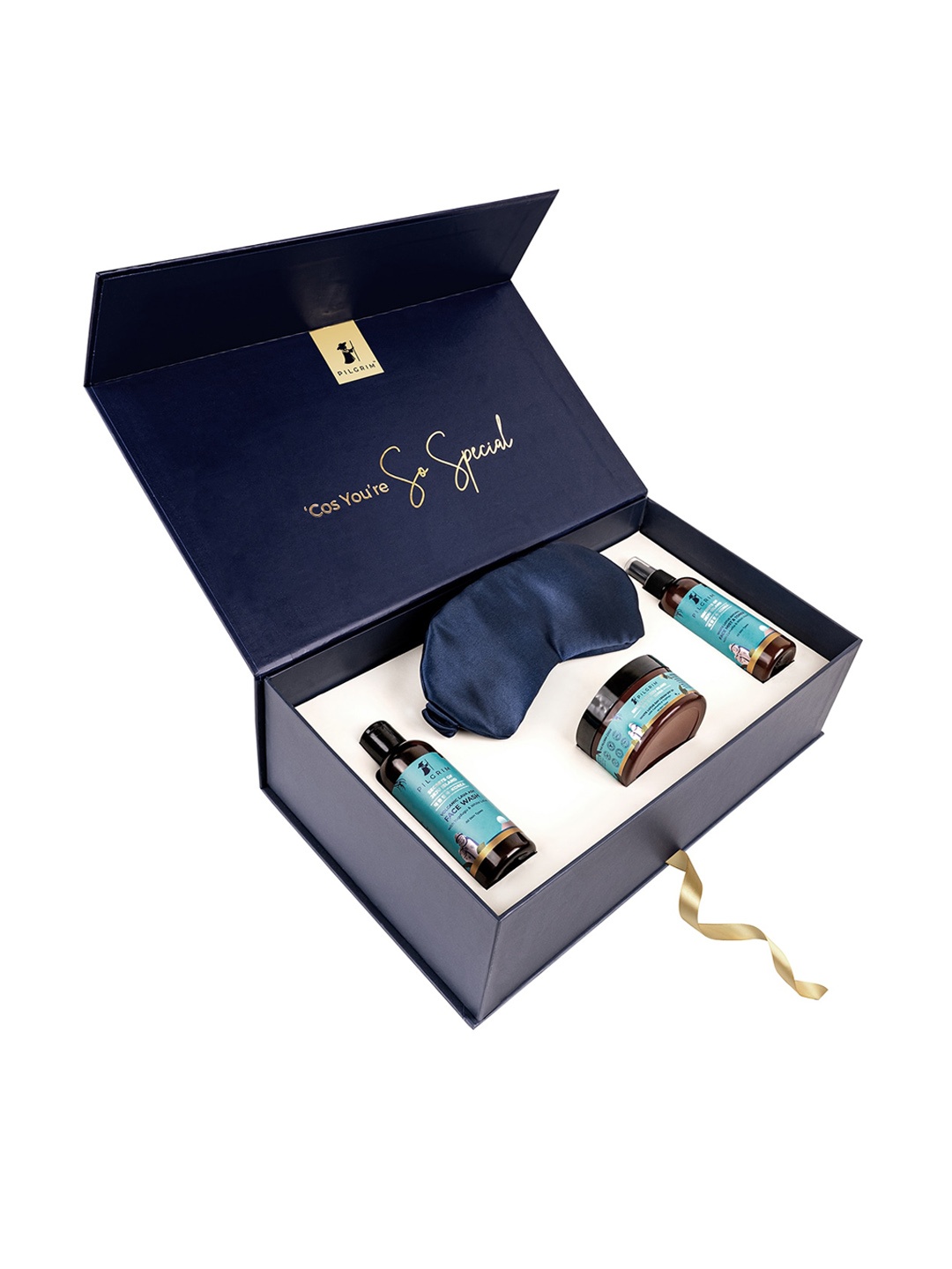 

Pilgrim Korean Beauty Glass Skin Care Set With Hyaluronic Acid For Hydrate & Glowing Skin, Teal