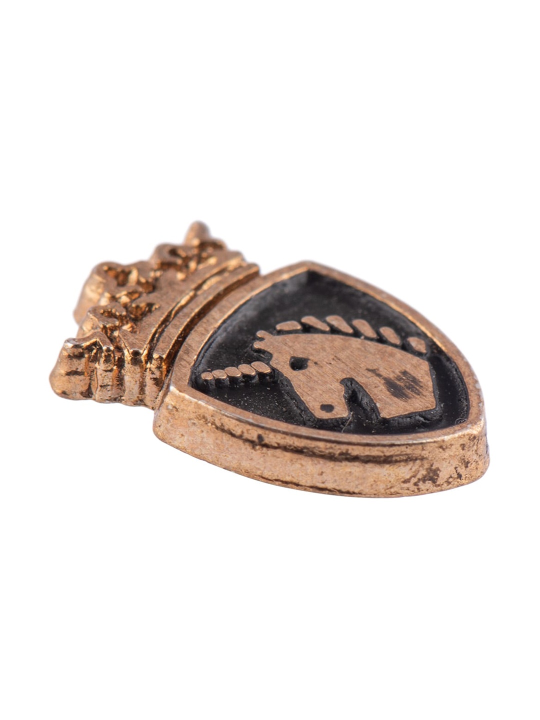 

The Tie Hub Men Gold-Toned Crown Mini Brooch