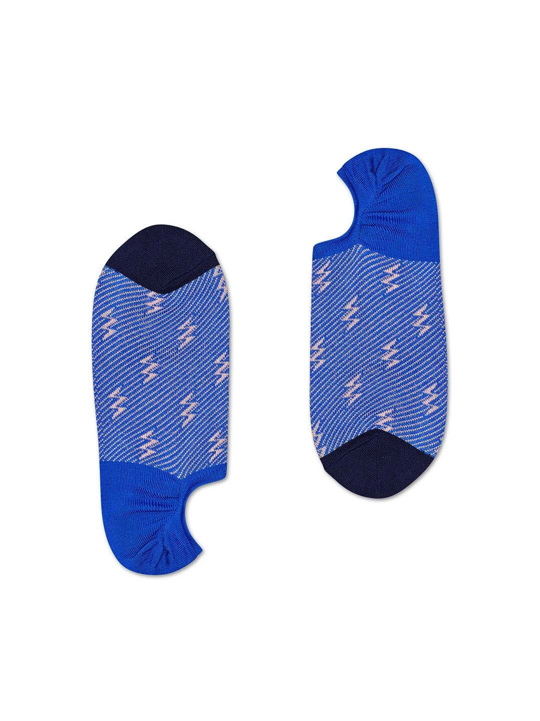 

Happy Socks Men Blue Patterned Cotton Shoe Liners
