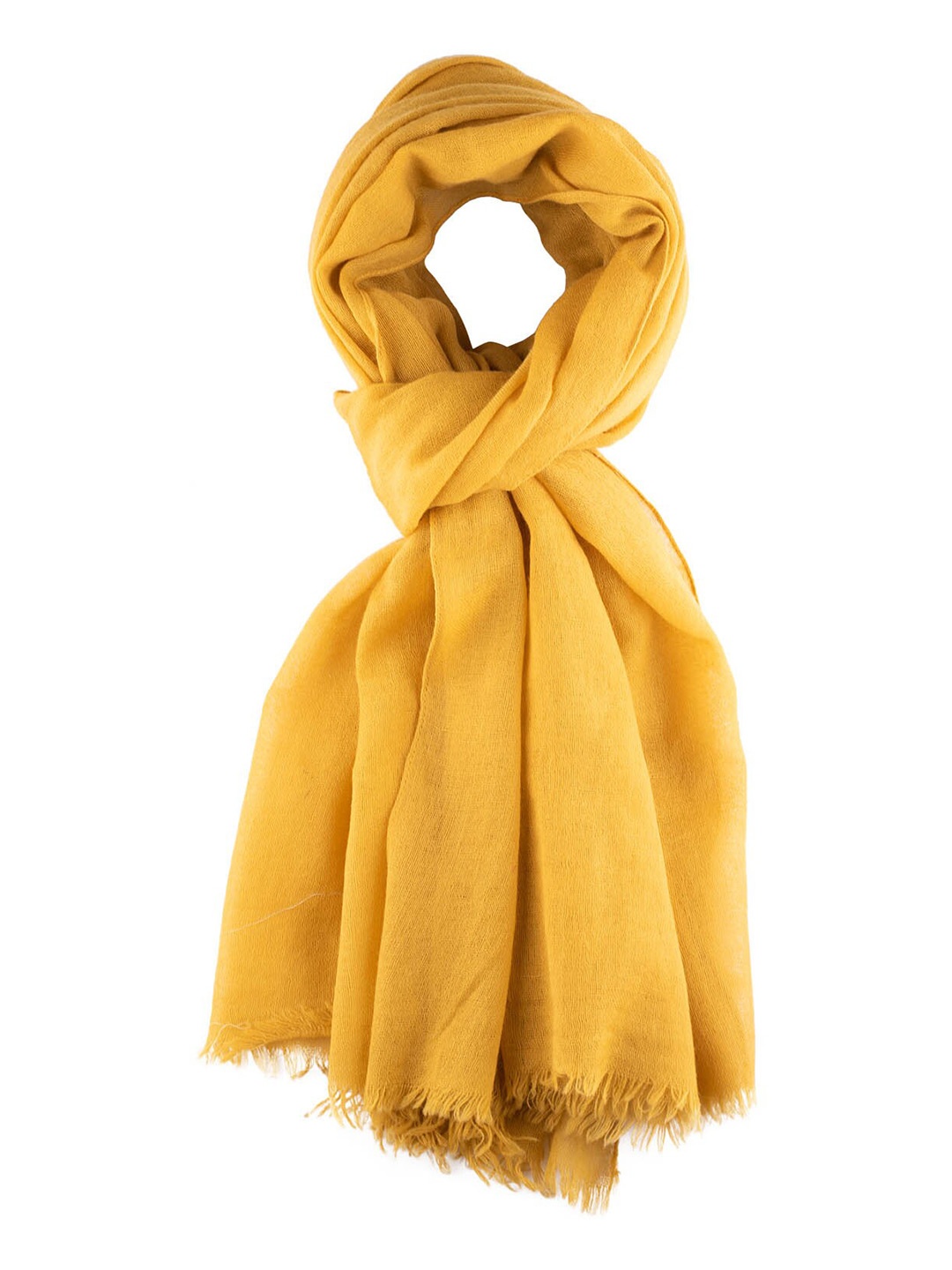 

The Tie Hub Men Yellow Scarf