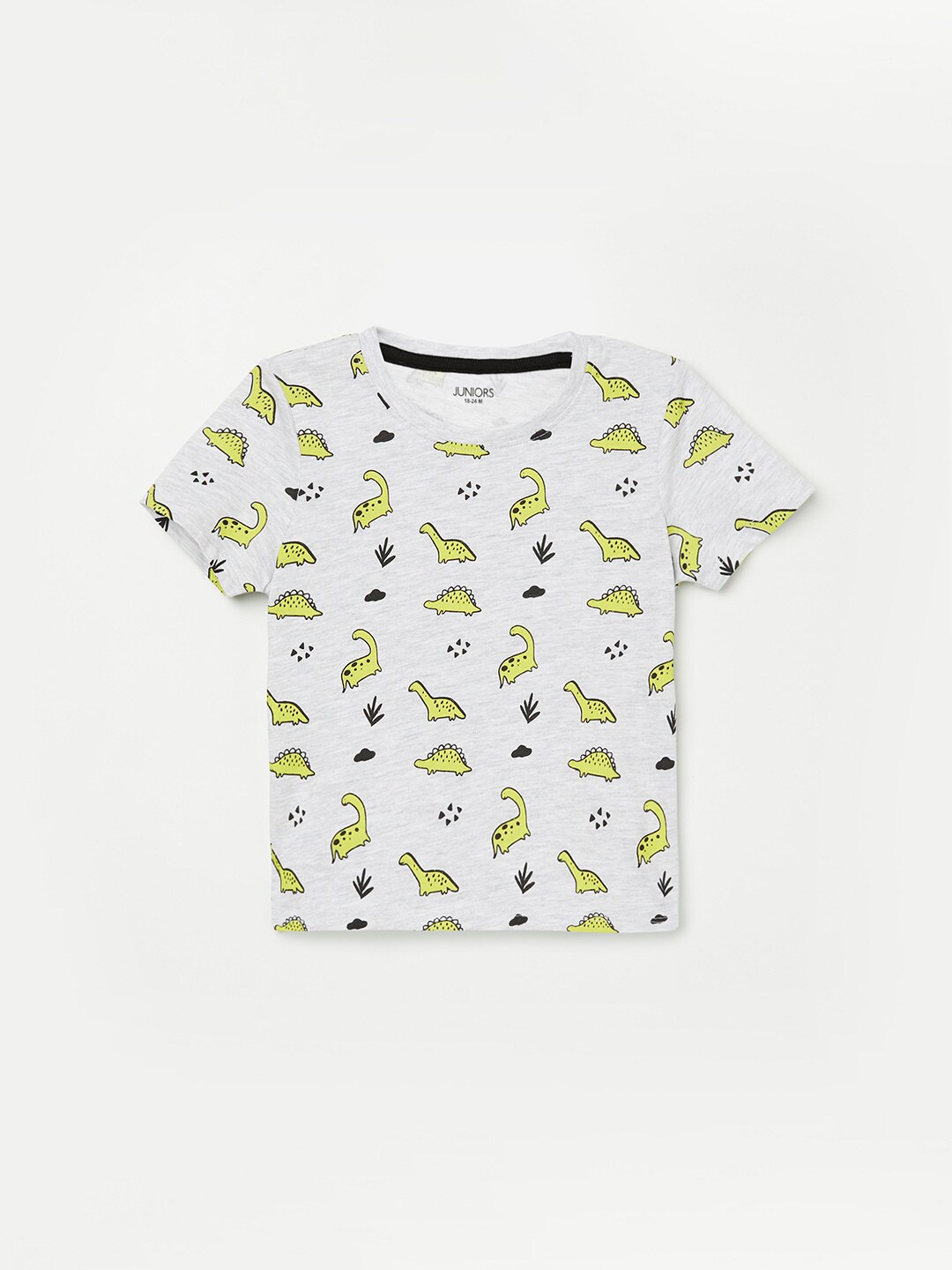 

Juniors by Lifestyle Boys Grey Printed T-shirt
