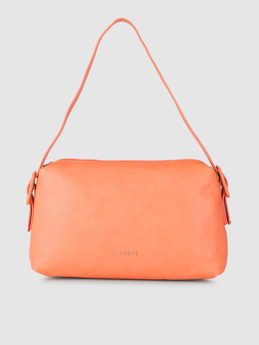 

Caprese Women Coral Structured Shoulder Bag