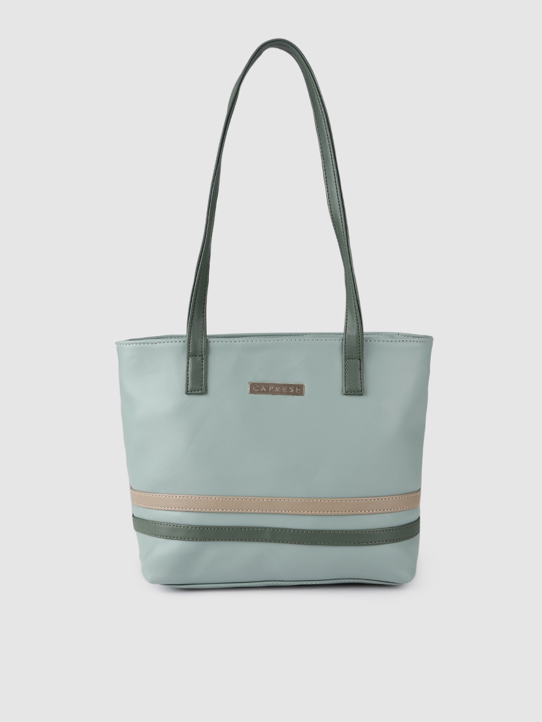 

Caprese Women Pista Green Structured Shoulder Bag