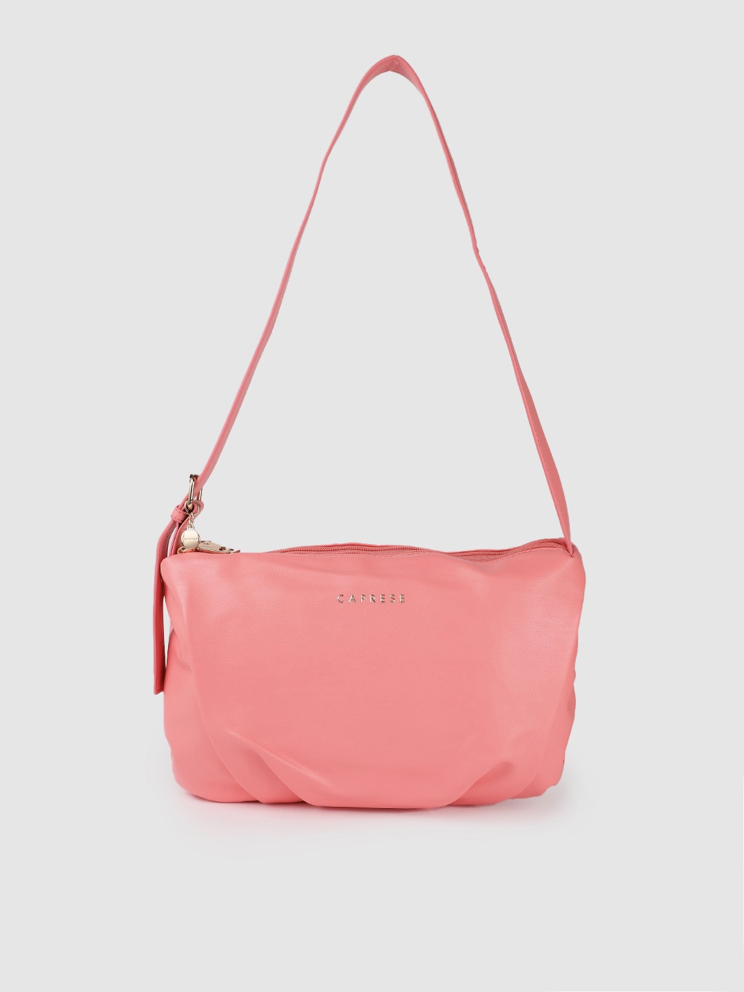 

Caprese Pink Solid Sling Bag