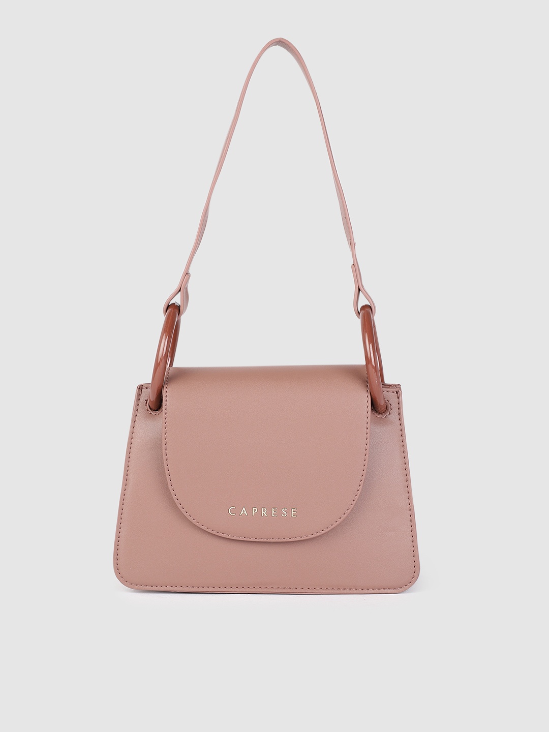 

Caprese Taupe Structured Handheld Bag
