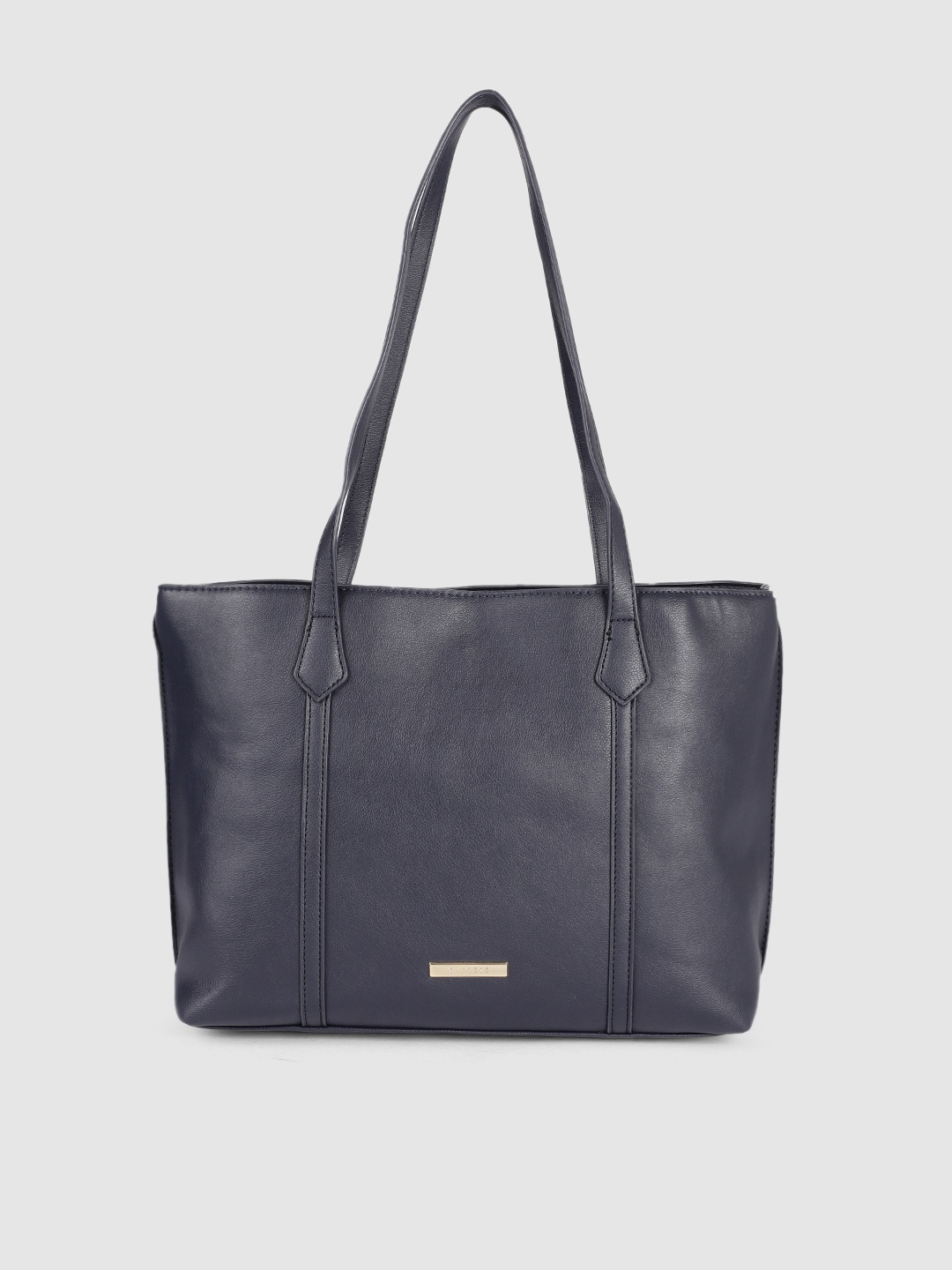 

Caprese Navy Blue Solid Shoulder Bag