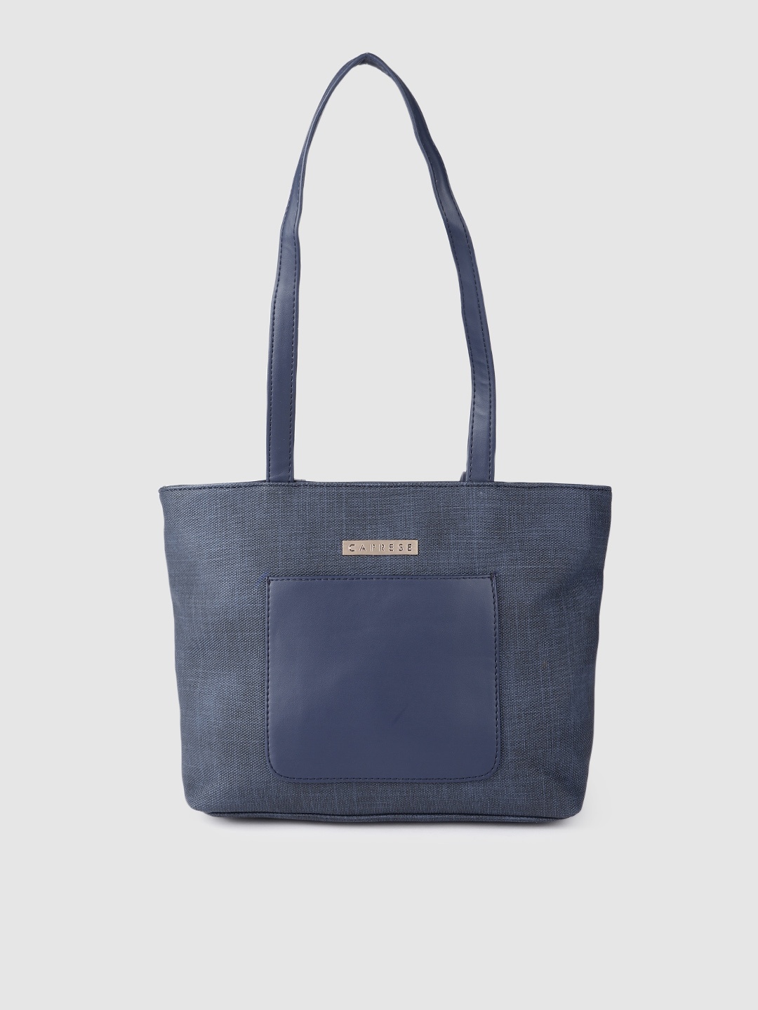 

Caprese Navy Blue Solid Shoulder Bag