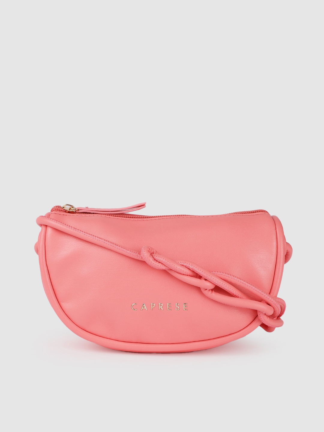 

Caprese Pink Solid Sling Bag