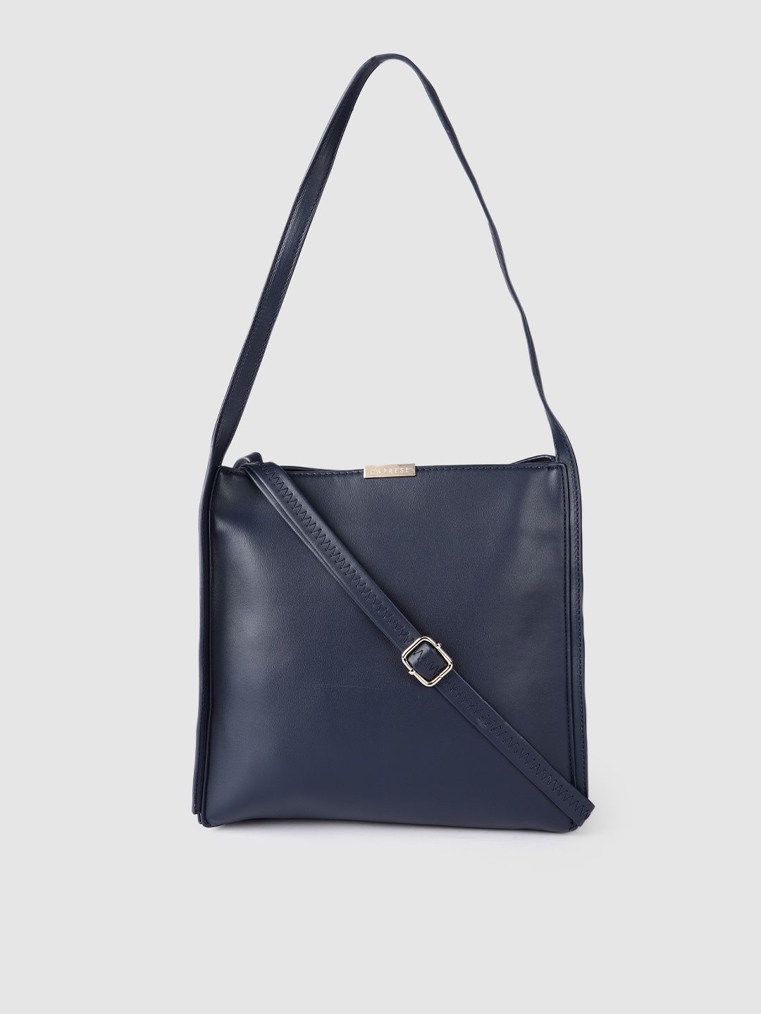 

Caprese Navy Blue Solid Shoulder Bag