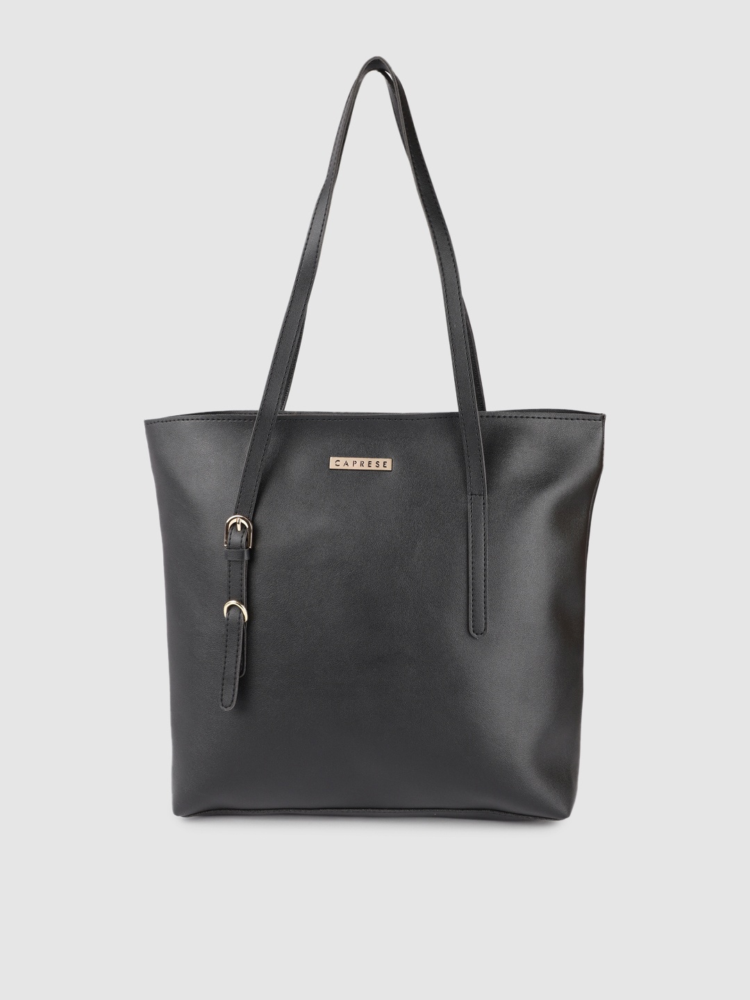 

Caprese Black Oversized Structured Shoulder Bag