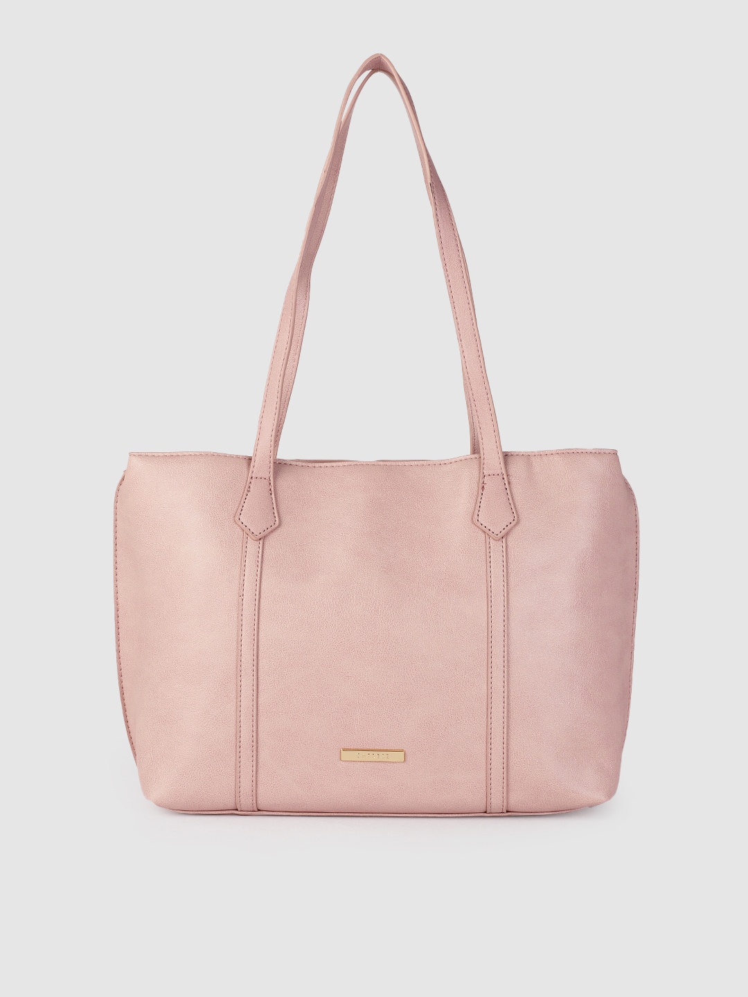 

Caprese Pink Solid Shoulder Bag