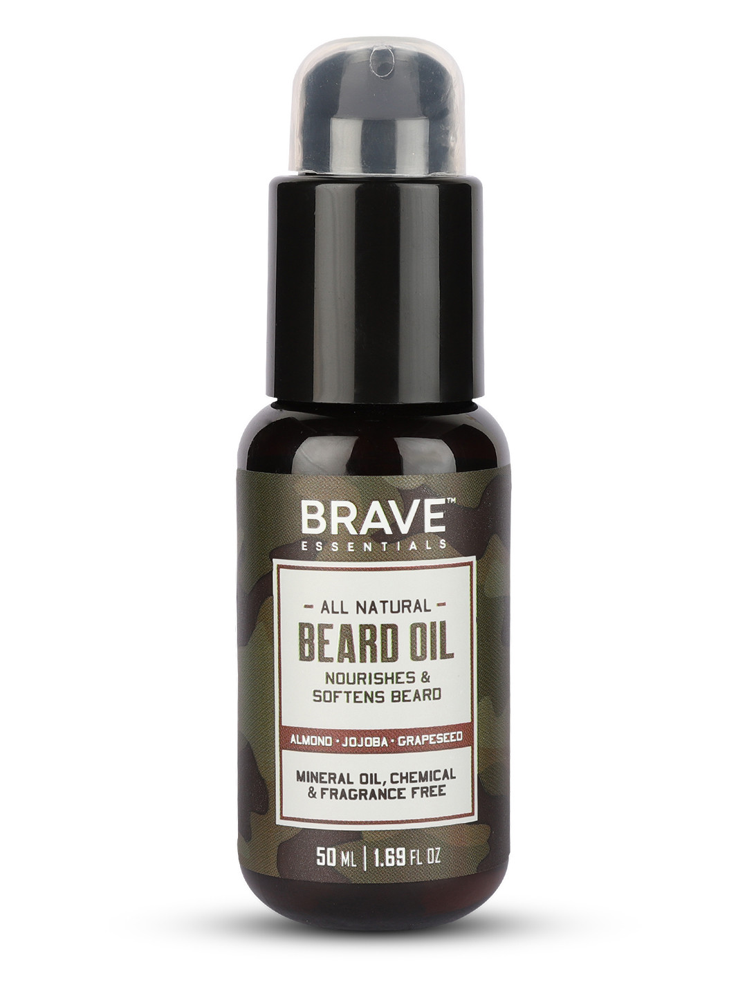 

BRAVE ESSENTIALS All Natural Beard Oil - Nourishes & Stimulates Growth - 50ml, Olive