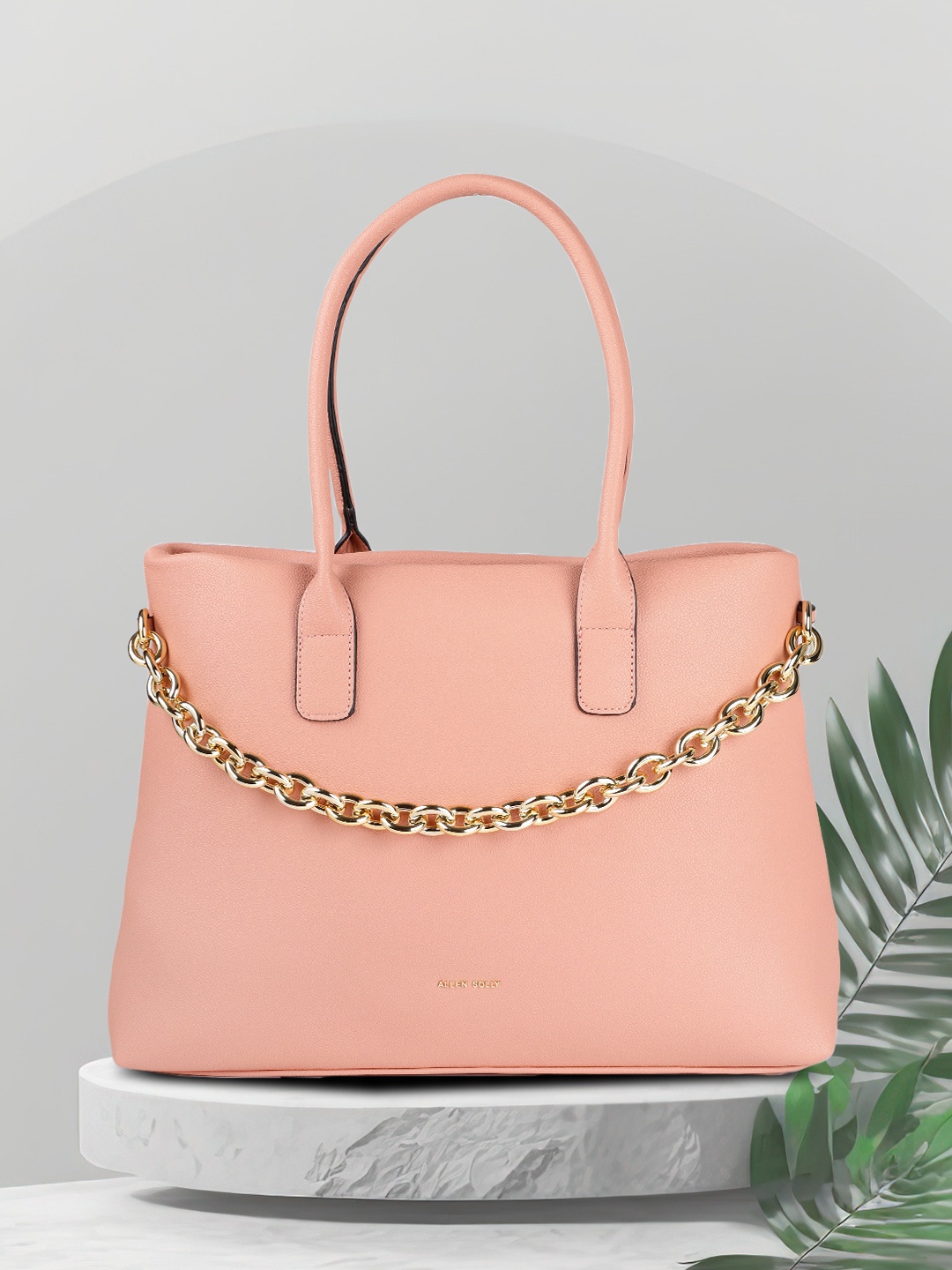 

Allen Solly Pink Solid Shoulder Bag
