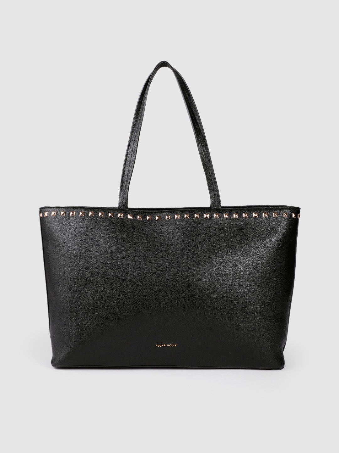 

Allen Solly Black PU Structured Shoulder Bag