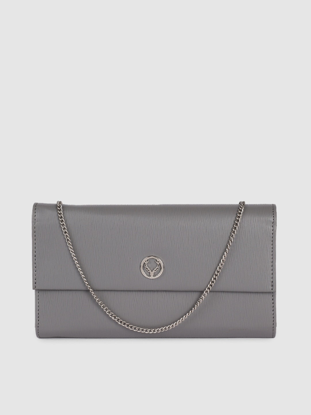 

Allen Solly Women Grey PU Two Fold Wallet