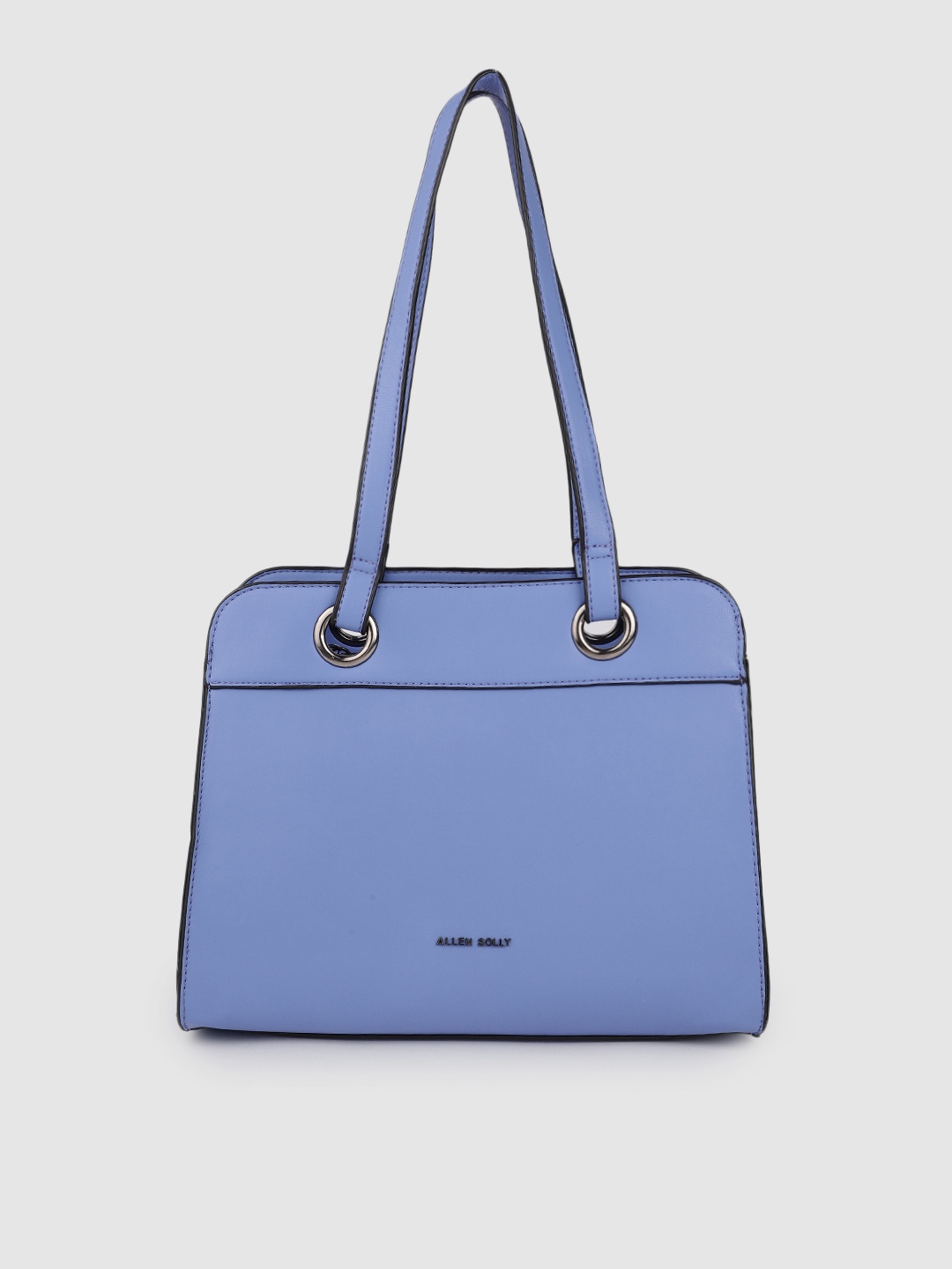 

Allen Solly Blue PU Structured Shoulder Bag