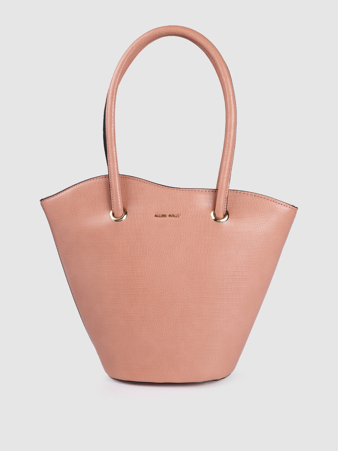 Allen Solly Pink Textured Shoulder Bag