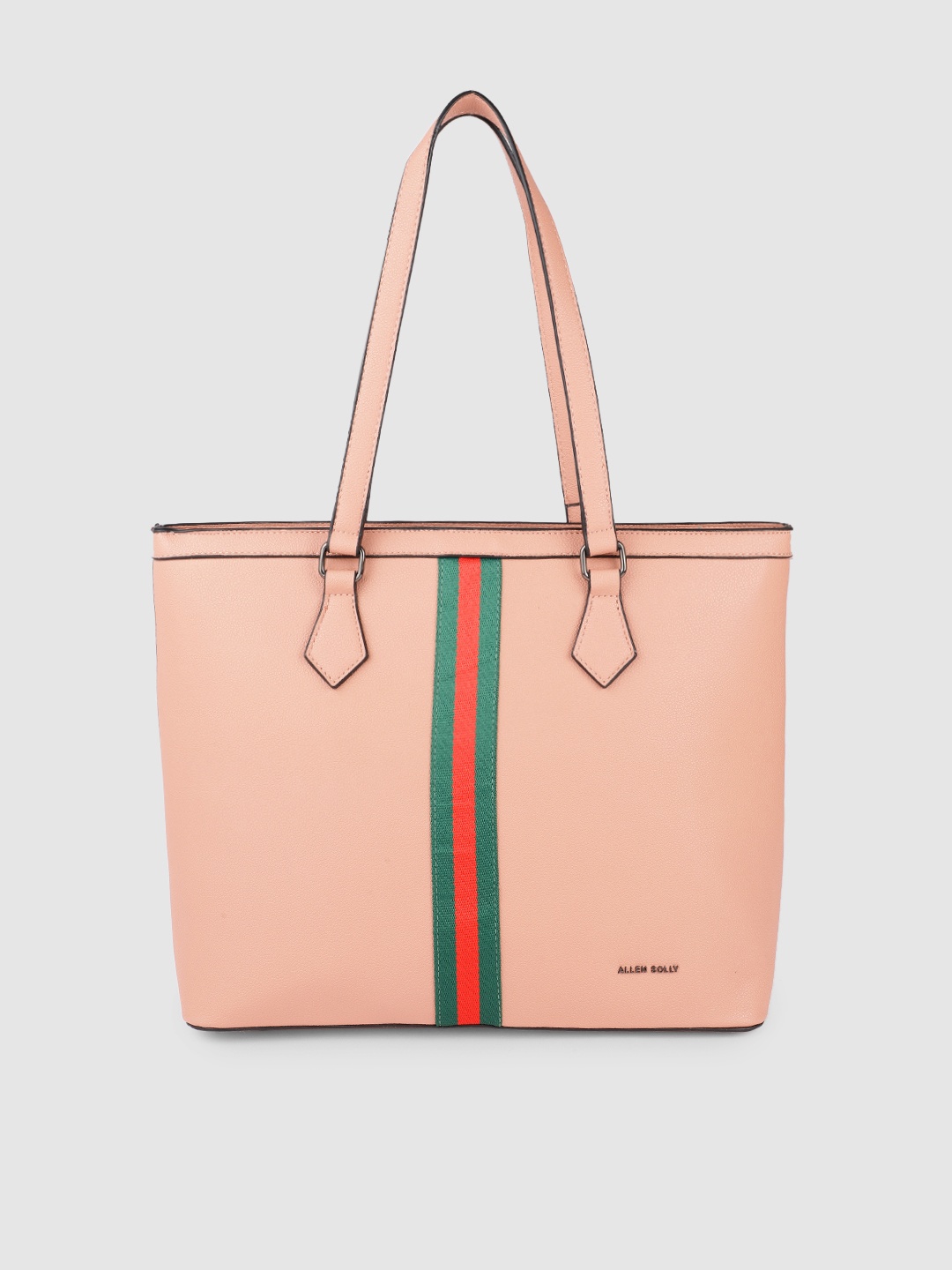 

Allen Solly Pink PU Structured Shoulder Bag