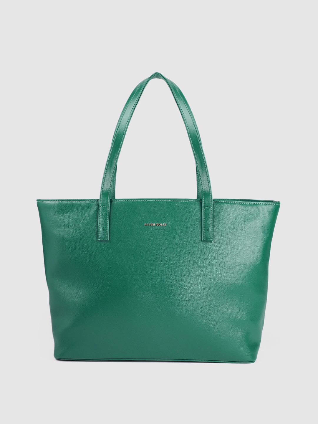 

Allen Solly Green PU Oversized Structured Shoulder Bag