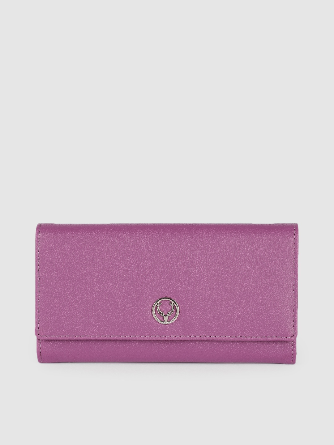 

Allen Solly Women Purple PU Two Fold Wallet