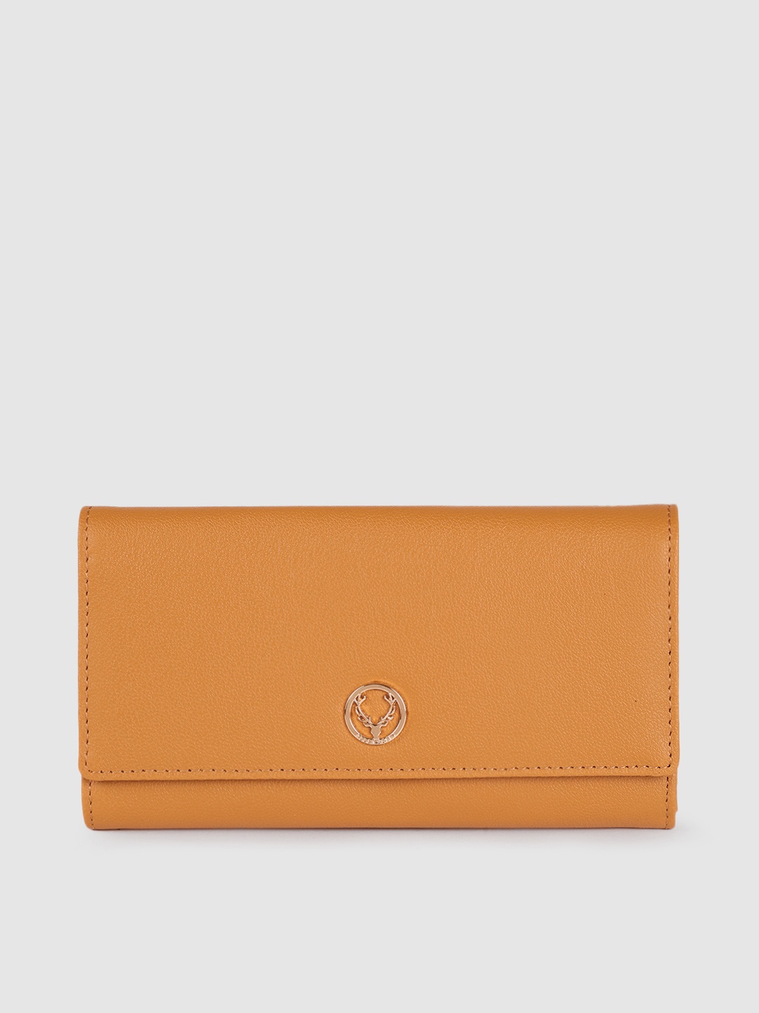 

Allen Solly Women Mustard Yellow Two Fold Wallet
