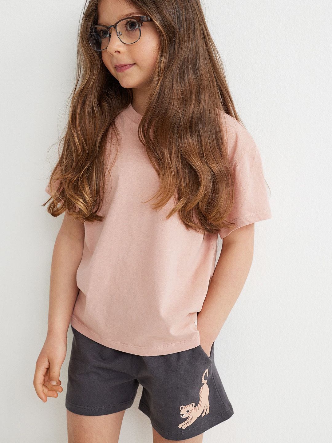 

H&M Girls Grey Sweatshorts