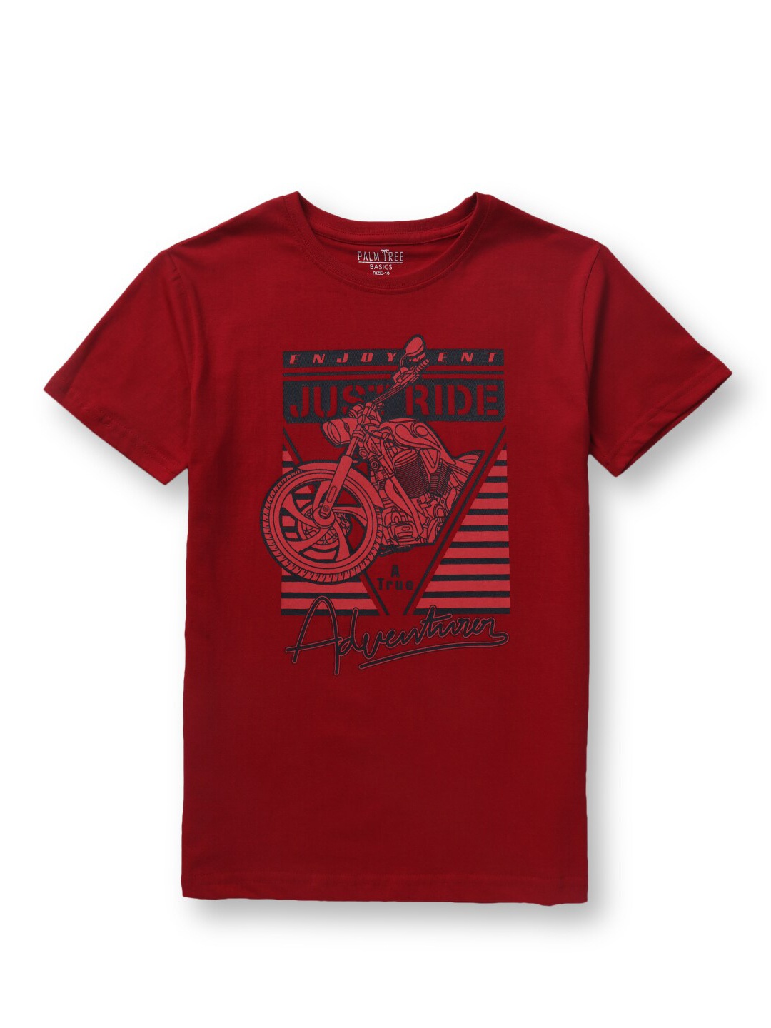 

Palm Tree Boys Red Printed T-shirt