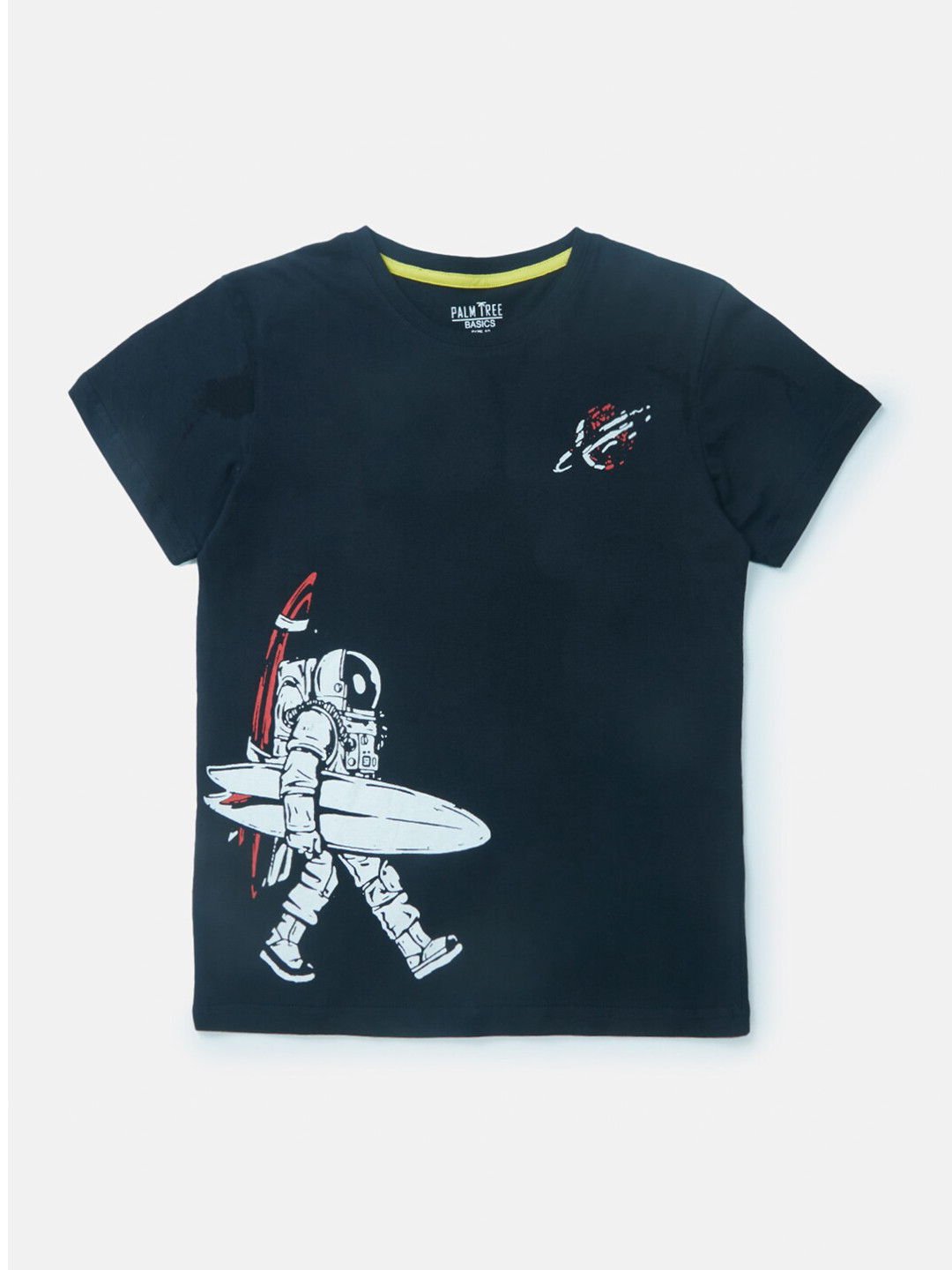 

Palm Tree Boys Blue Printed T-shirt