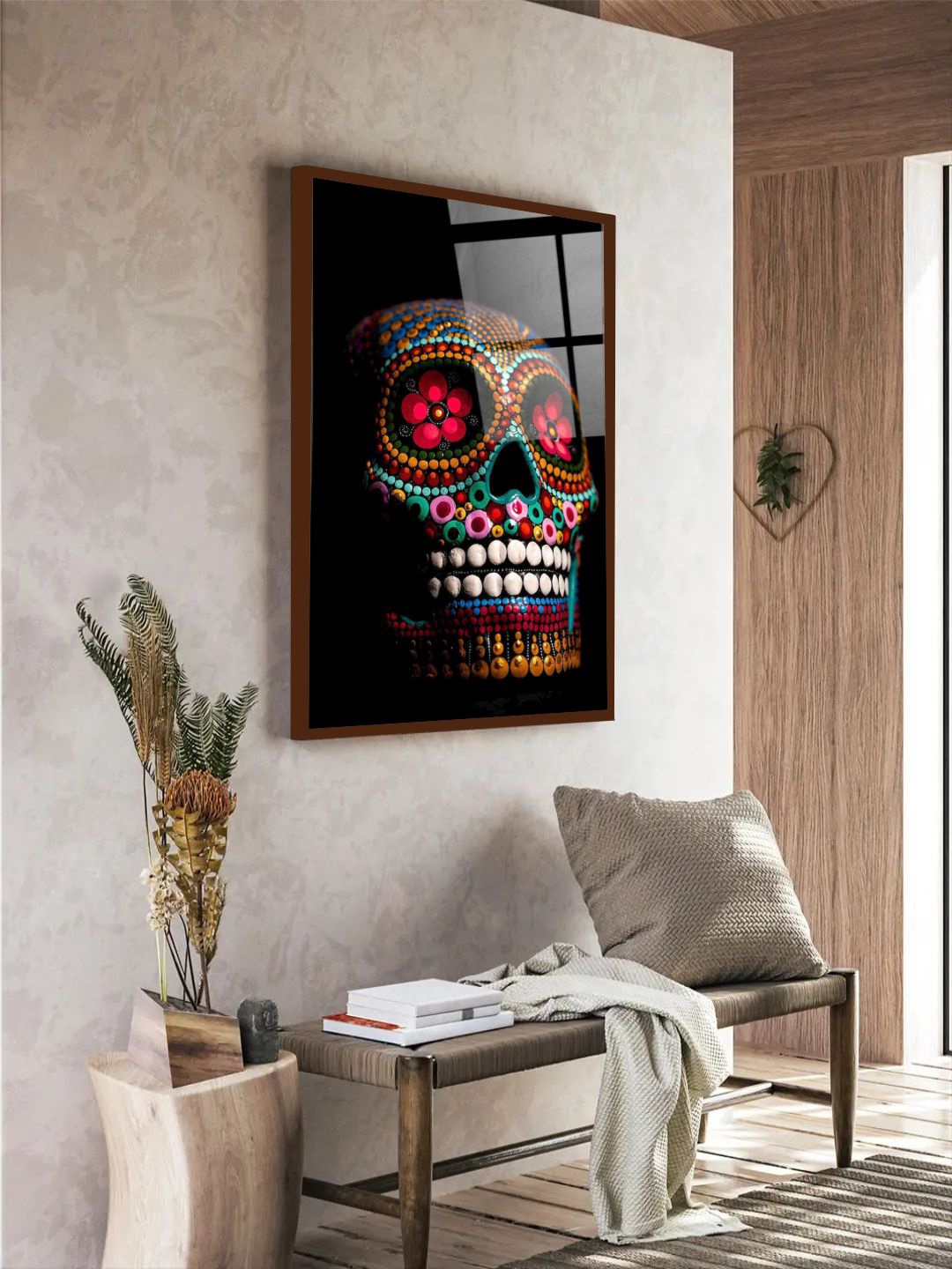 

The Art House Multicolor Abstract Painting Framed Wall Art, Multi