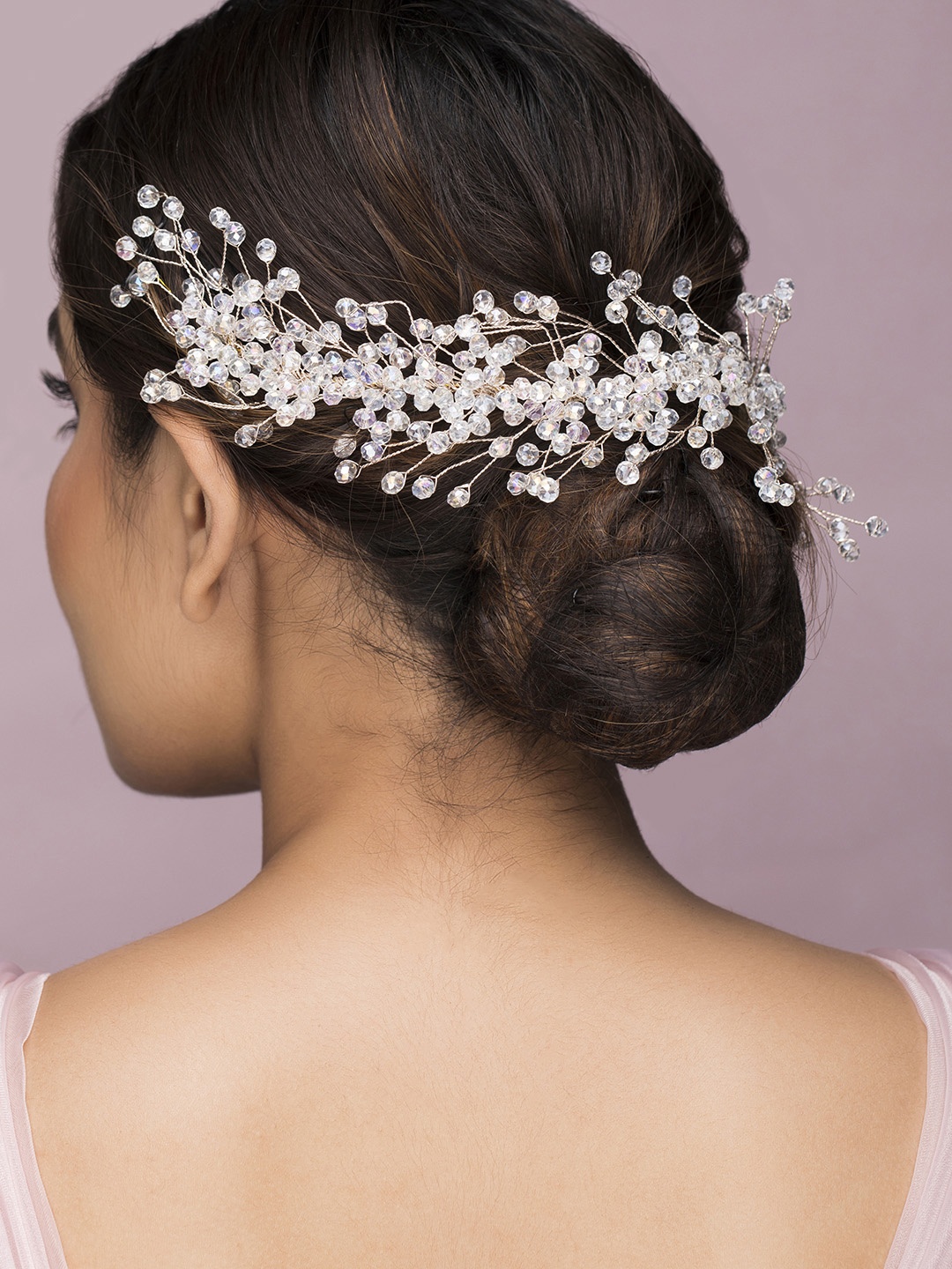 

Rubans Women Gold-Toned & White Hair Accessory Set