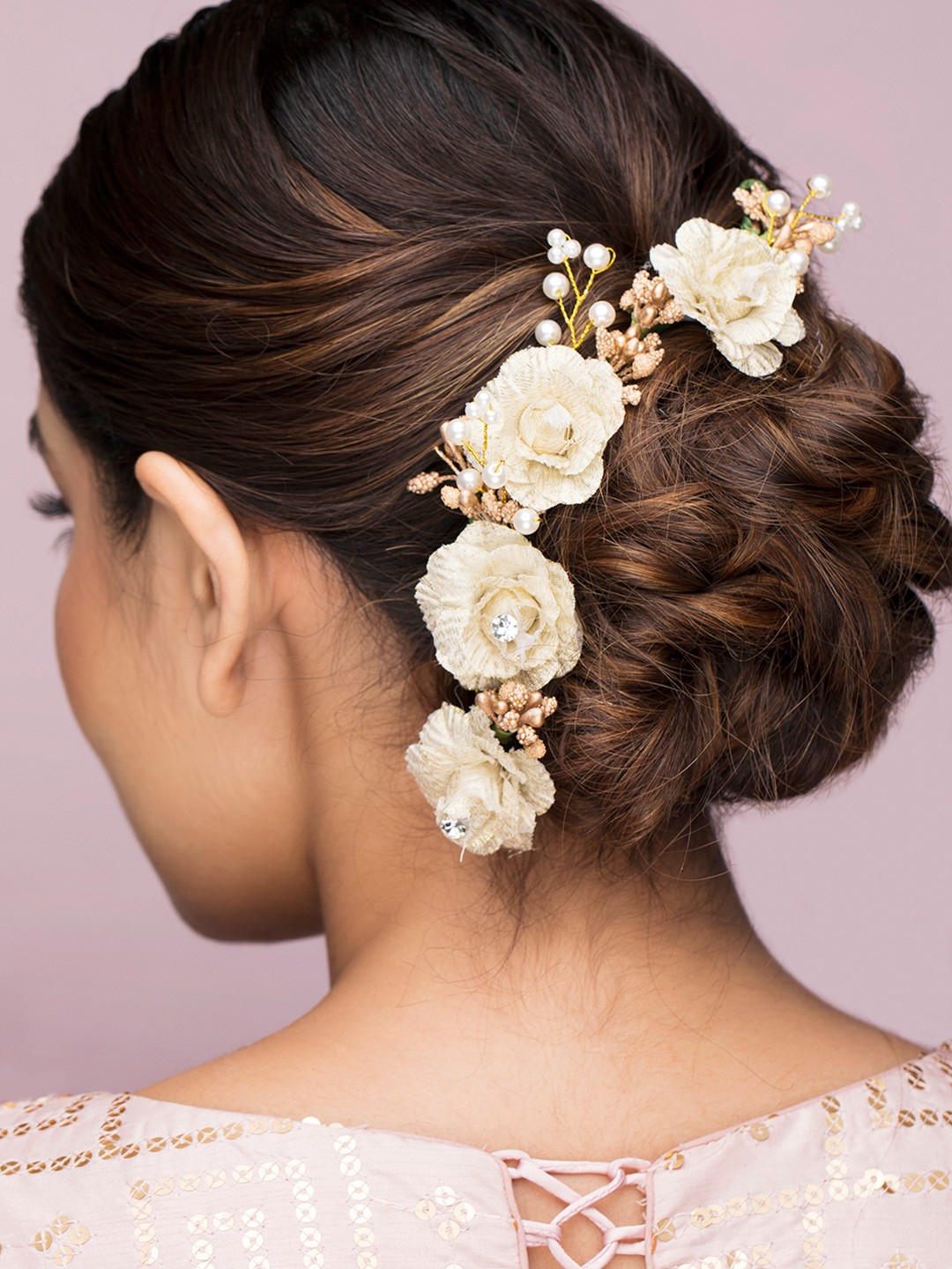

Rubans Women Gold-Toned & Green Hair Accessory