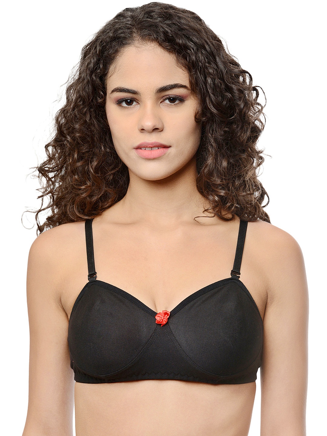 

Leading Lady Black Full-Coverage Everyday Bra