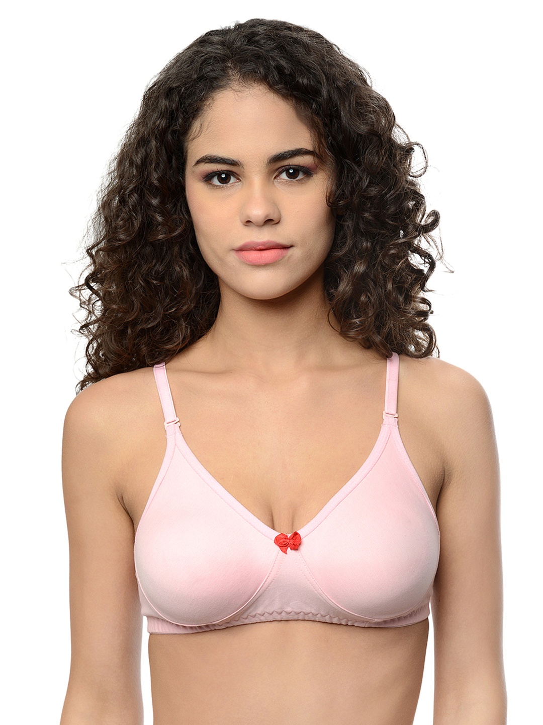 

Leading Lady Pink Full-Coverage T-shirt Bra