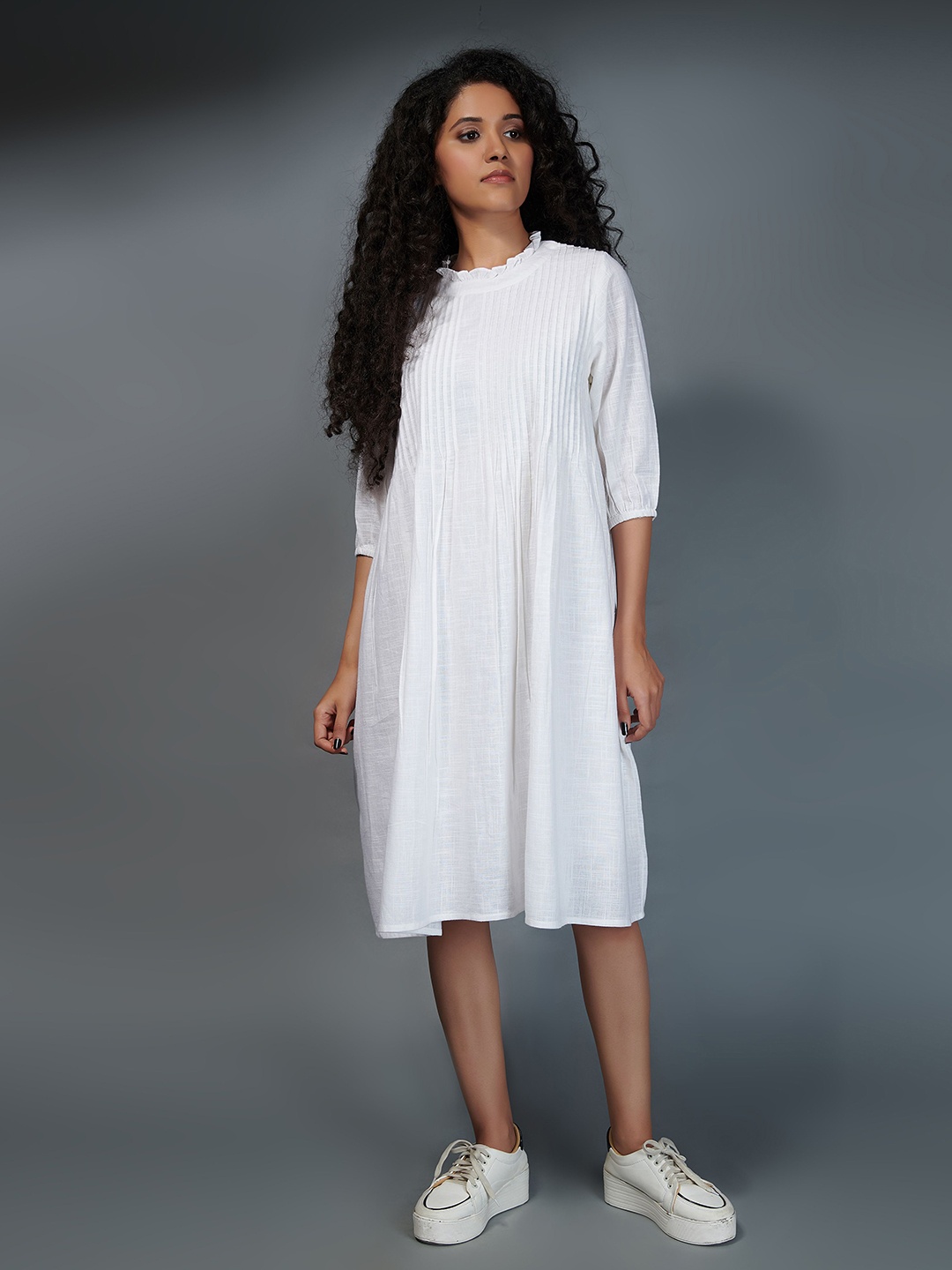 

the kaatn trail White A-Line Dress