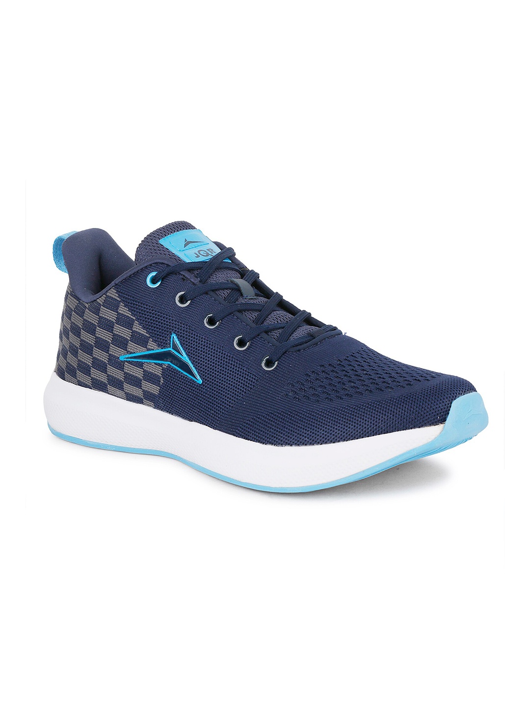 

JQR Men Navy Blue Mesh Running Shoes