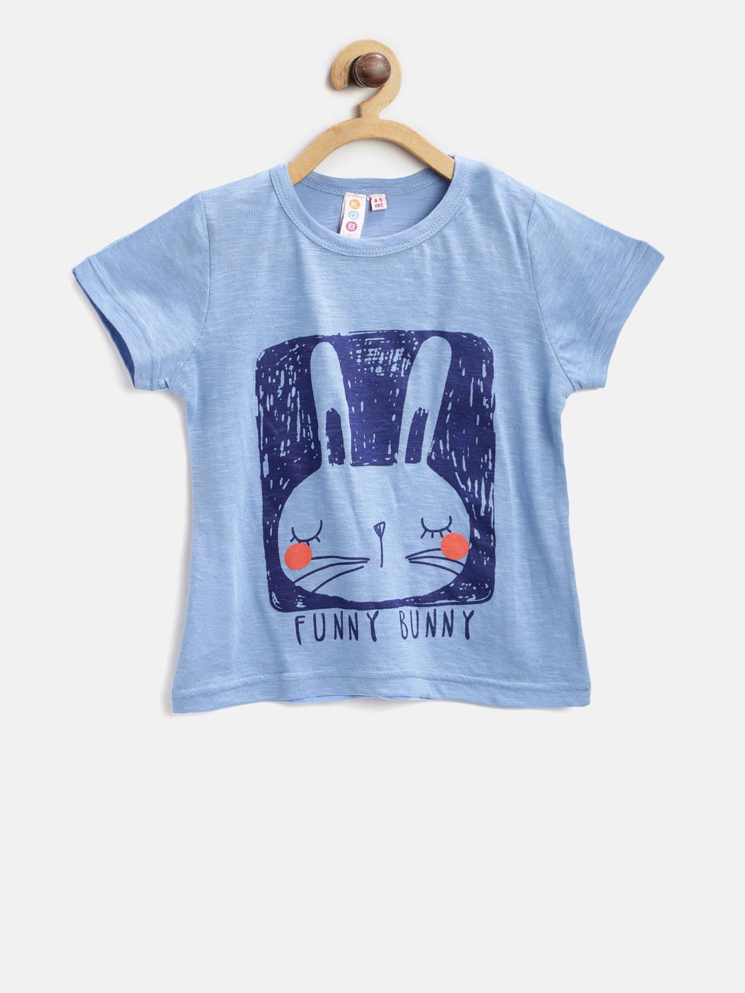 

Kids On Board Blue Print Pure Cotton Top