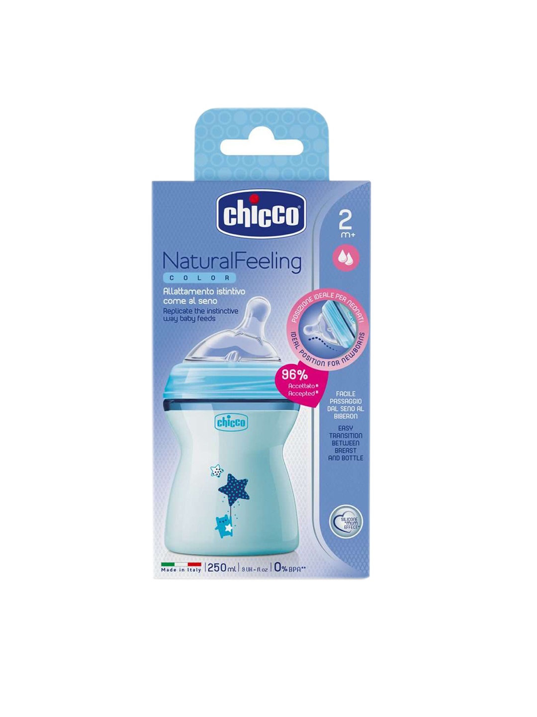 

Chicco Kids Blue Natural Feeling Feeding Bottle