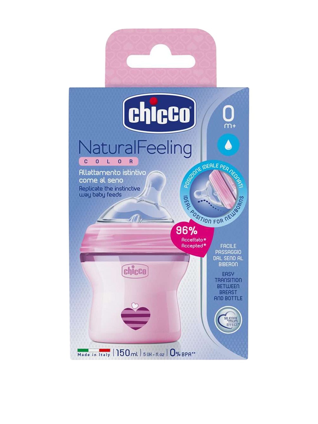 

Chicco Pink Feeding Bottle