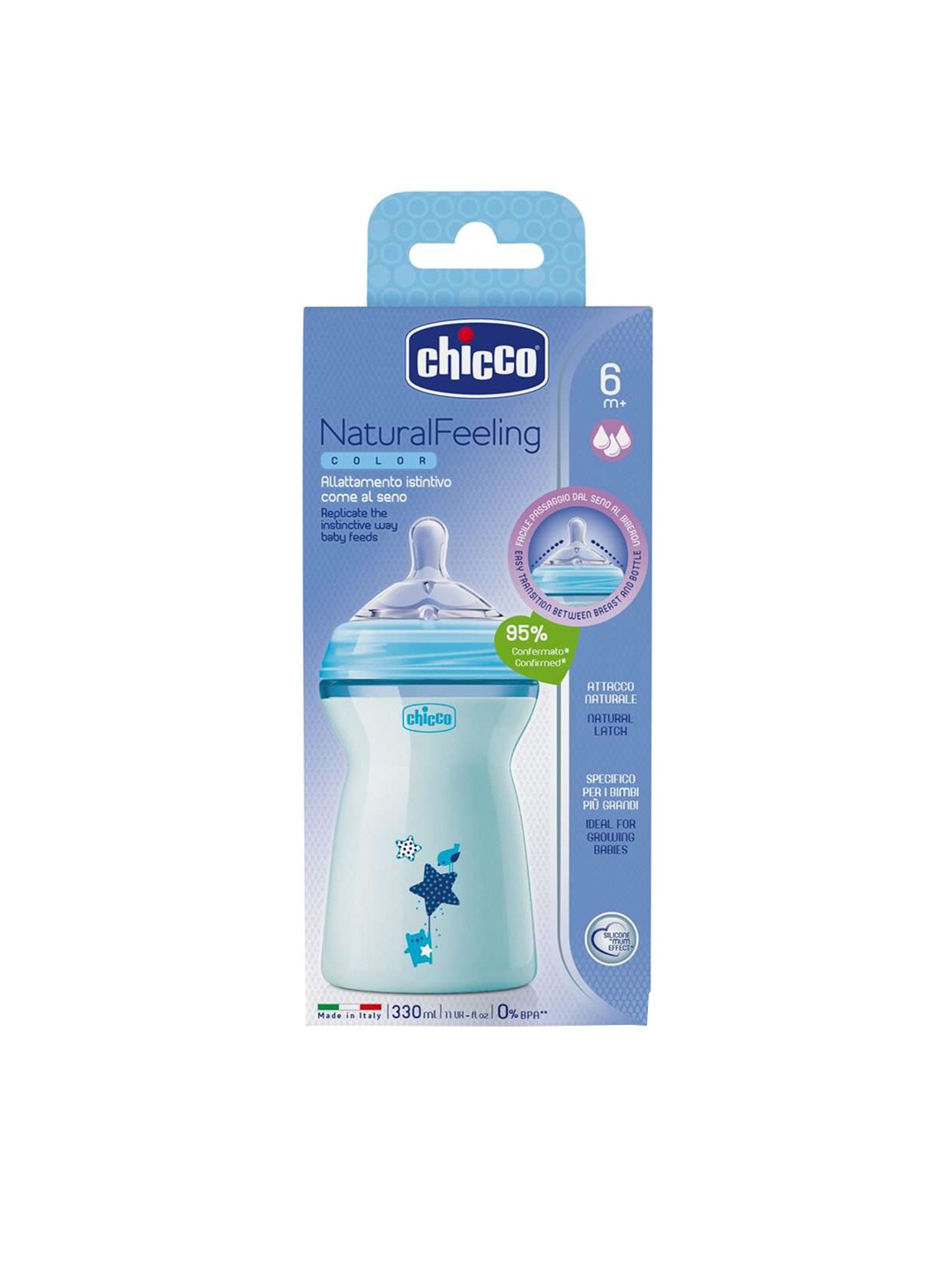 

Chicco Blue Feeding Bottle