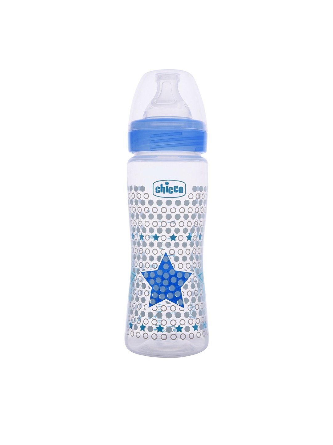 

Chicco Kids Blue & Transparent Anti Colic Feeding Bottle