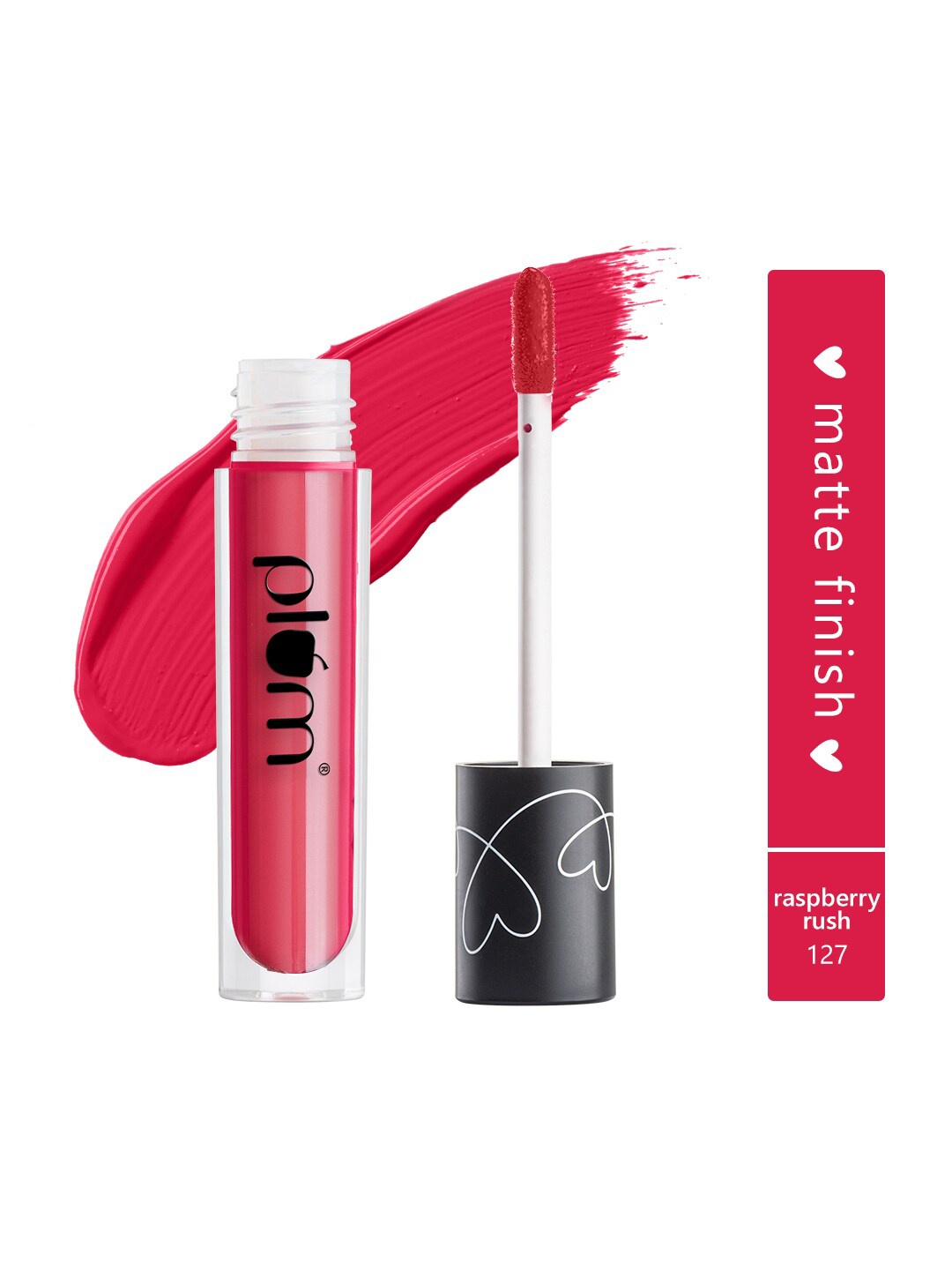 

Plum Matte In Heaven Liquid Lipstick 4.5 ml - Raspberry Rush 127, Red