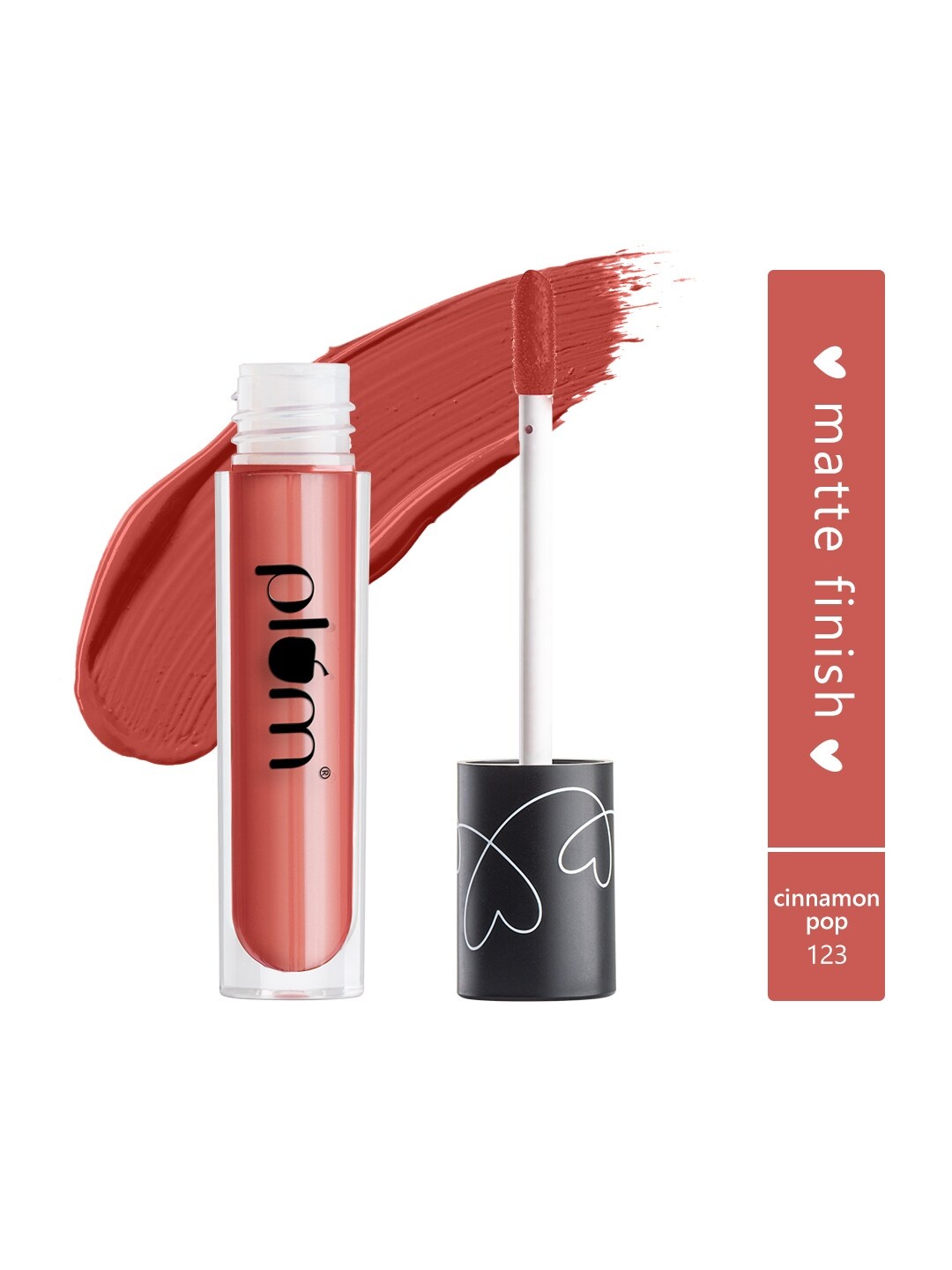 

Plum Matte In Heaven Liquid Lipstick 4.5 ml - Cinnamon Pop 123, Brown